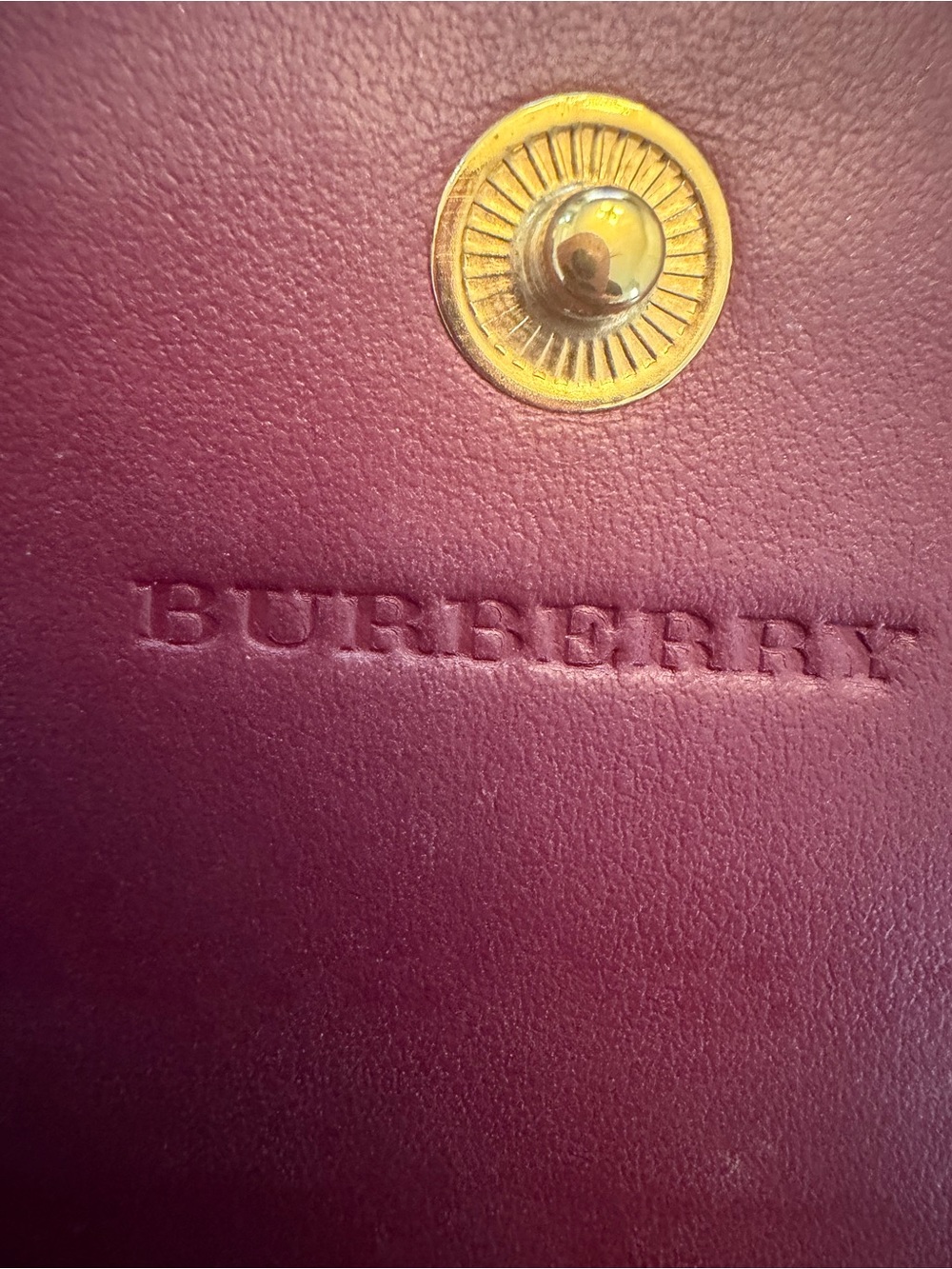 Authentic Burberry Haymarket Check Long Continental Tan Check Wallet - Picture 11 of 12